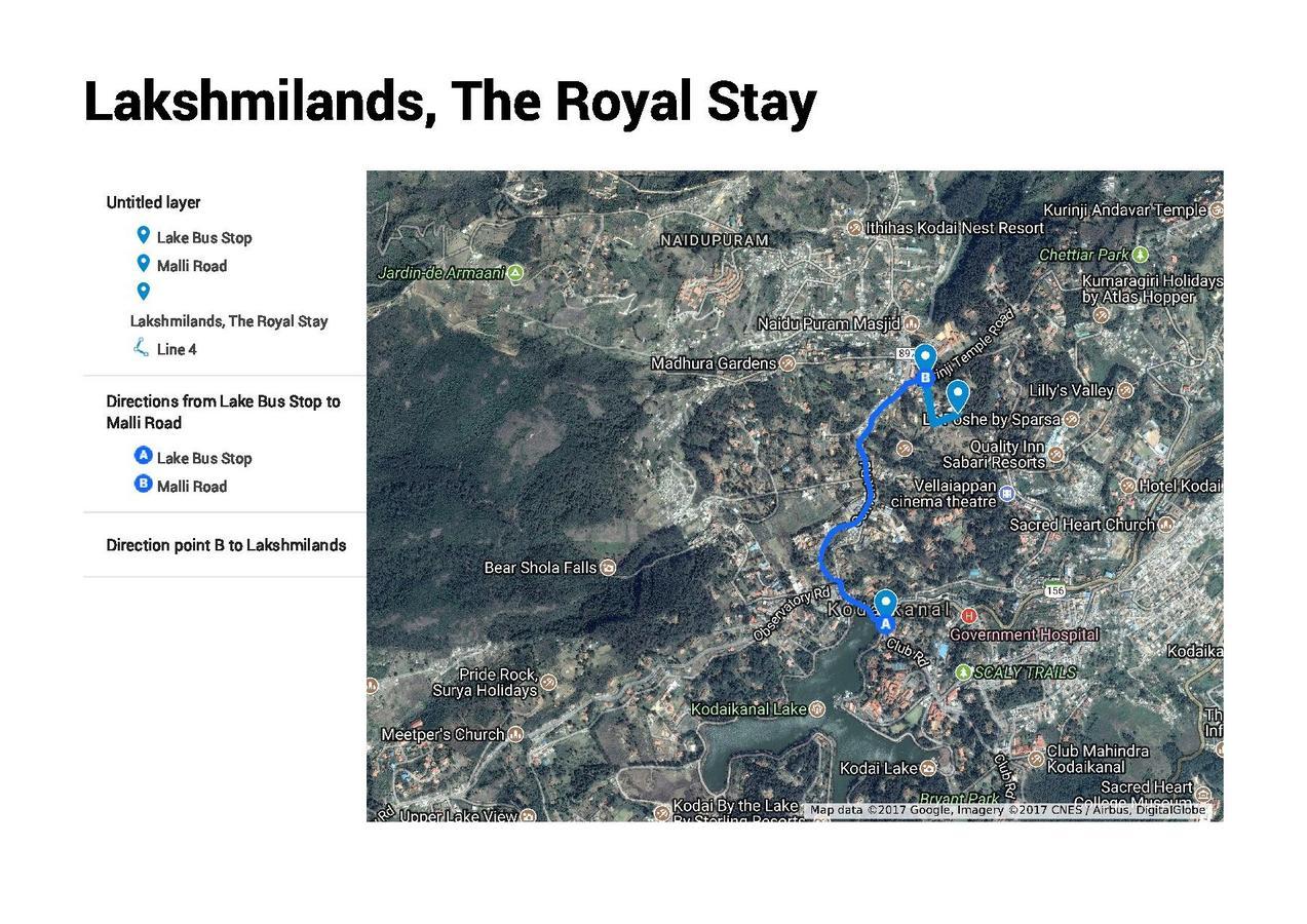 Lakshmi Lands - The Royal Stay 코다이카날 외부 사진